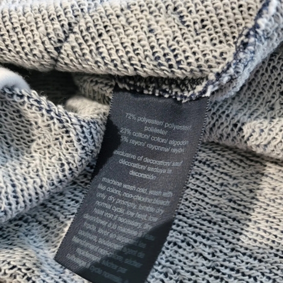 Tommy Hilfiger distressed denim look blazer jacket size large - Picture 7 of 8